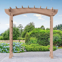 Yardistry Backyard Arbor Large Mocha Brown