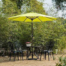 QZQHNYJ Outdoor Garden Parasols Parasols 2.7M Outdoor Garden Patio Umbrella Uv70+, Crank And Tilt, Sun Shade For Outside Market Terrace Deck Yard Or Pool Side