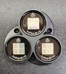 BoatPlugLight.com Trinity Boat Transom LED Underwater Light Green