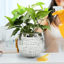 Round Ball Hanging Basket Flowerpot Balcony Garden Desktop Indoor Decor