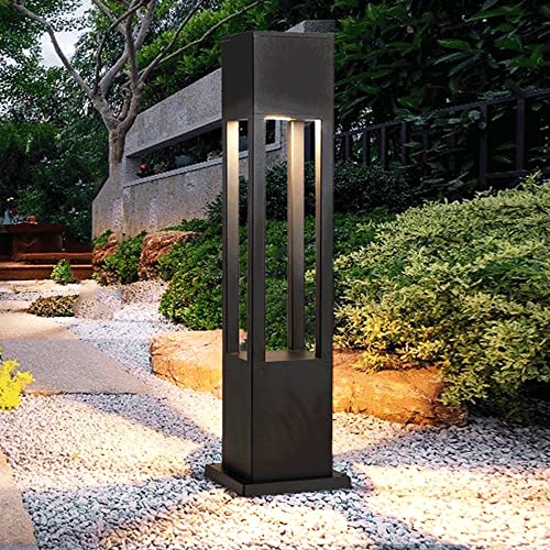 ZEELYDE Post Lights Outdoor,Outdoor Waterproof Lawn Lamp European-Style Villa Garden Community Landscape Lamp Aluminum Anti-Rust Lighting Lamp Street Lamp LED Floor-Standing Night Security Garden