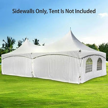 TentandTable 20' x 40' Premium Blockout Sidewall Kit White