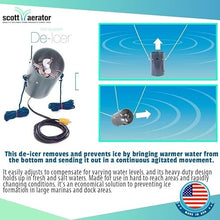 Scott Aerator Slinger De-Icer for Lakes & Ponds 1/2 HP 115V Stainless Steel
