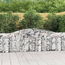 Arched Gabion Baskets 2 pcs Galvanized Iron for Outdoor Plants Self-Watering Pots White Black Other