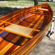 GUNKY Cedar Strip Fishing Boat 16' Wooden Canoe/Kayak Wood Color