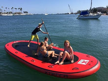 FOKAI Inflatable PVC Oversized SUP Paddle Board Surf Board Raft Boat as Picture Show