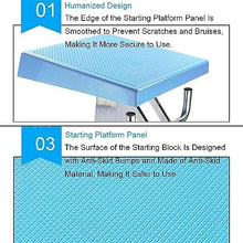 SciAza Heavy Duty Pool Diving Boards, Non-Slip Swimming Pool Diving Platform with Stainless Steel Base, Indoor Outdoor Competition Professional for Competition,B