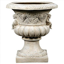Design Toscano Grape Harvest Cherub Architectural Garden Urn Roman Stone