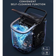 TEDILUVI Portable Countertop Ice Maker 9 Cubes in 6 Minutes 26 lbs Daily Output Office Bar Party