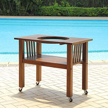 Duluth Forge Table for 18 Inch Ceramic Charcoal Kamado Grill and Smoker