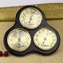 MVUYO Traditional Weather Station, Barometer with Thermometer and Hygrometer No Battery Required Hanging Home