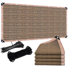LJTGFHP 90% Sun Shade Cloth, 20 x 200 ft Pergola Shade Cover Canopy with Grommets, Sun Screen Fabric Tarp for Patio, Outdoor, Garden, Backyard, Mocha