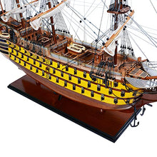 Old Modern Handicrafts Museum-Quality HMS Victory Model Ship Red