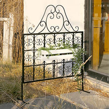 JIAOCKJIAO Metal Garden Trellis,Decorative Garden Obelisk Fence Frame with Base,Iron Art Climbing aid Support for Plants for Decoration Courtyard/Lawn/Patio/Backyard/Terrace (Color : Black)