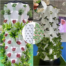 FLTRGO 80 Pots Hydroponics Tower Set Hydroponic Growing System Hydroponic Growing Kit for Indoor & Outdoor with Hydrating Pump Timer Adapter