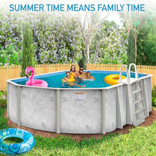 Hollowell Industries - Manufacturers of Doughboy Pools, 18’ x 33’ Oval Swimming Pool Above Ground, 52” Steel Wall Pool Kit - Includes Pool Liner, Sand Filter, Pump, and Skimmer - Made in USA