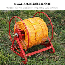 DKPLOE Garden Hose Reels for Outside Wall Mount Freestanding Wall Mounted Hose Reel Suitable for Collection and Car Wash Gardening Agriculture Small Truck Installation(Includes 300 cm tube)