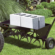 Brinly Tow Behind Plug Aerator with Universal Hitch, 40" - Flat Black