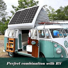 KZZAAO 500W Solar Panel Kit,12V Polycrystalline USB Power Portable Outdoor Rechargeable Solar Cell Solar Generator for Home