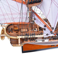 Old Modern Handicrafts USS Constellation Ship Model Red
