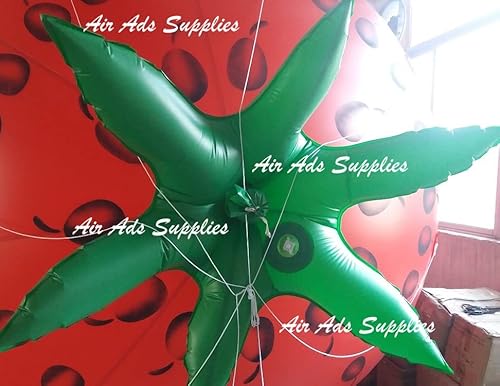 Air-Ads Supplies Giant Inflatable Flying Strawberry Balloon 11.5ft Red