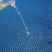 GONCBKVN Width 90cm/120cm Non-Slip PVC Drainage Mat Commercial Wet Area Floor Mats for Outdoor Indoor Restaurant Kitchen Bar Swimming Pool, 5mm Thick, Can Be Cut (Color : Blue, Size : 90cmx500cm)