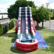 JumpOrange Commercial Inflatable Water Slide with Splash Pool Midnight