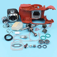 JUIYU Patio, Lawn & Garden 50mm Cylinder Piston Crankcase Crankshaft Bearing Air Filter for 362 365 371 372 Chainsaw Oil Fuel Cap Filter Gasket Outdoor Powertool Parts & Accessories