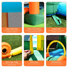 Costzon Inflatable Water Slide, Mega Water Bounce House Combo for Kids Outdoor Fun with Splash Pool, 780w Blower, Climbing Wall, Blow up Waterslides Park Inflatables for Big Kids Backyard Party Gifts