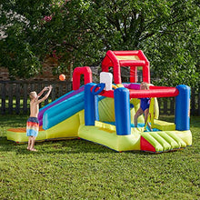 BANZAI Climb ’N’ Bounce House with Slides & Blower Multi