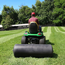 Brinly 485 lb. Tow Behind Poly Lawn Roller with Easy Turn Plug, 18 by 48"