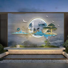 HEAIQI Outdoor Wall Light Chinese Style Outdoor Home Garden Lights, Villa Wall Yard Landscape Outdoor Night Light