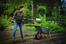 Fiskars SmartFit 1000620 Square Telescopic Spade for Soft and Low Stony Ground 105-125 cm Boron Steel, Black/Silver, SmartFit