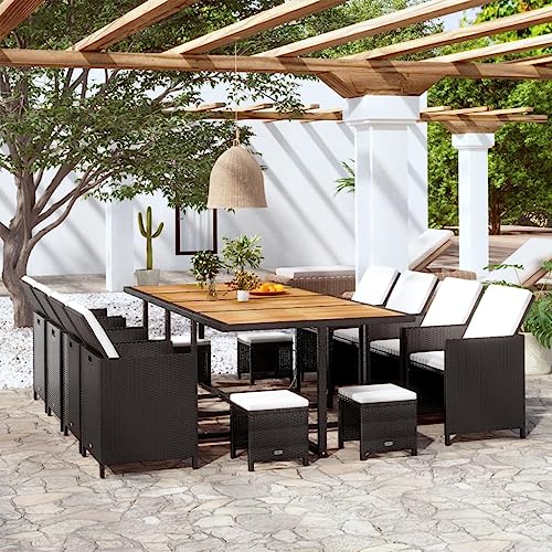 AMBERARD Outdoor Furniture Set Black Furniture Set