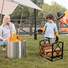 Katzowen Heavy Duty Fire Wood Storage Organizers Holder