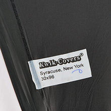 Kwik-Covers 3096-BLK 30" X 96" Kwik-Covers Black Fitted Table Cover (1 full case of 100)
