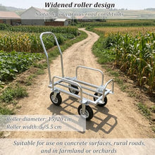 Foldable Garden Harvest Cart, Hand Truck for Orchard, Easy to Use