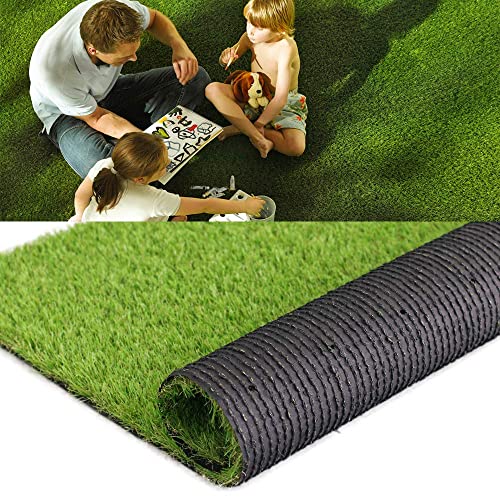 Griclner 35mm Artificial Turf Lawn Fake Grass Green 13FTx30FT