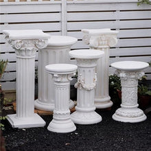 LIAN16PENG Roman Pillars Decor Roman Pillar Statues Pedestal Decorative Display Stand for Home Garden Yard Patio Decor Garden Plinth