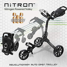 Bag Boy Nitron 3 Wheel Golf Push Cart Graphite/Black