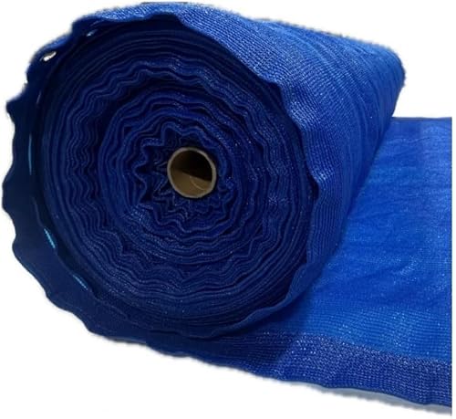 VBS - 80% Blue Shade Cloth - Mesh Fabric for Fence Privacy Screen, Garden Shade, Mesh Fence Screening, Shade Cloth Rolls, Wind Screen, Blue Shade Cloth, White Shade Mesh (12' x 275')