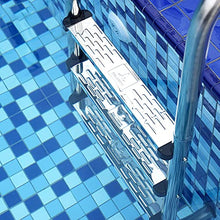 Staircase Handrails Swimming Pool Ladder with 2 Non-Slip Steps, Removable and Easy to Install Stainless Steel 2-Step Stainless Steel Pool Step Ladder with Easy, for In Ground Pools for Swimming Pool