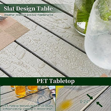 Astomi 9 Pieces Outdoor Patio Dining Set, Rattan Patio Furniture Table and Chairs for 8 with Cushion, for Patio, Backyard, Balcony, Lawn (Medium Grey)