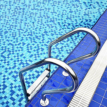 3 Step Pool Ladder 304 Stainless Steel Swimming Pool Handrail for 0.9-1.2m Pool 250lbs Load Capacity Need to be Embedded/Silver / 1mm (Silver 1.2mm) (Silver 1mm)