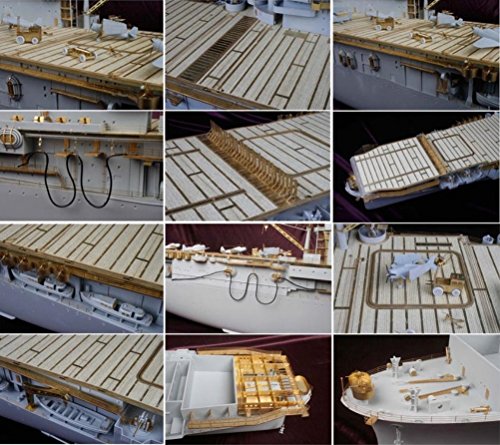 MK.1 Design 1:200 USS CV-8 Hornet Detail-up Parts DX Pack Multicolor