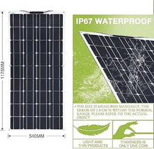 KZZAAO 400 Watt Solar Panel Kit 2Pcs 200W Flexible Monocrystalline Solar Panel with Charge Controller Portable Photovoltaic Panels