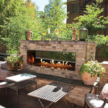 Empire Carol Rose Outdoor SS See-Through 48" Linear Fireplace - NG