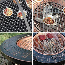 Fire Pits Outdoor Wood Burning Outdoor Fire Pit Bonfire Wood Burning Patio Coal Grill Firepit for Outside Grill Charcoal Smokeless Grill with Spark Screen Poker with Cover BBQ Cooking for Outside Camp