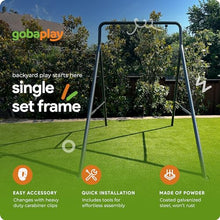 gobaplay Kids Modular Swing Set Frame Gunmetal