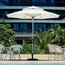 USZWBY Portable Outdoor Beach Parasols,Sun Umbrellas for Shade,Double Tops for Ventilation,Table Umbrellas for Shops and Markets,Home Garden Parasols,Dark Green,8.86feet,1